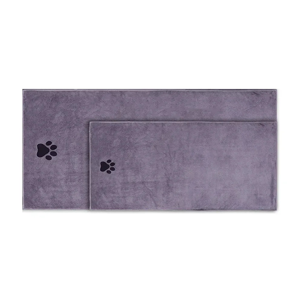1Pc Pet Towel Soft, Thickened and Quick-drying Small Large Dog Cat Bath Towel Absorbs Water and Does Not Shed Hair