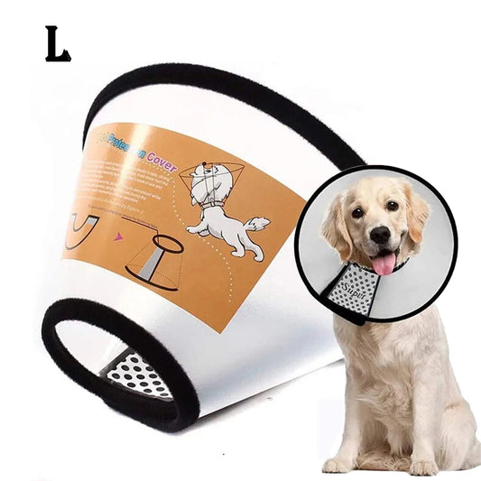 Pet Elizabethan Collar for Dogs Comfy Cones to Stop Licking Protective Collar for Dog After Surgery Anti-Bite Lick