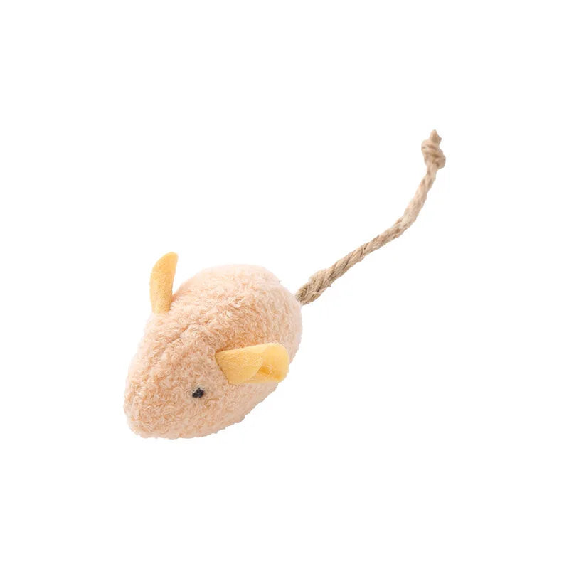 Toys For Cats  Plush Mouse Teasing Cat Hi Play Interactive Soothing Pet Toy Supplies