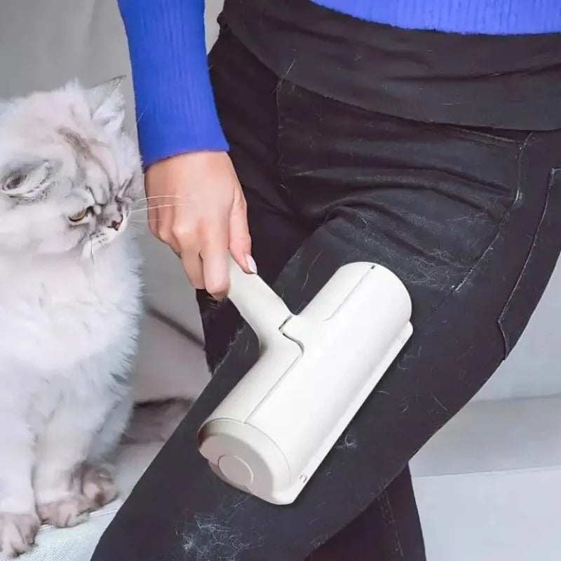 Two-Way Pet Hair Remover Roller Easy Floating Hair Removal One Scratch Clean Reusable Washable for Dog Cat Fur Furniture Couch