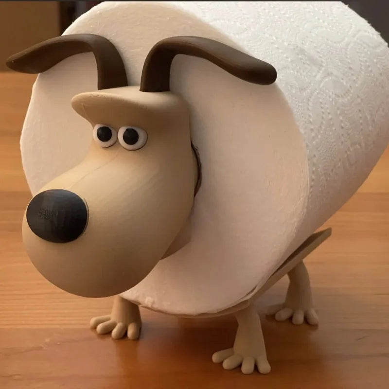 Puppy Toilet Holder Home Decor Bathroom Accessory Storage Suitable for Toilets for Bathrooms Kitchens Living Rooms Unique Gift