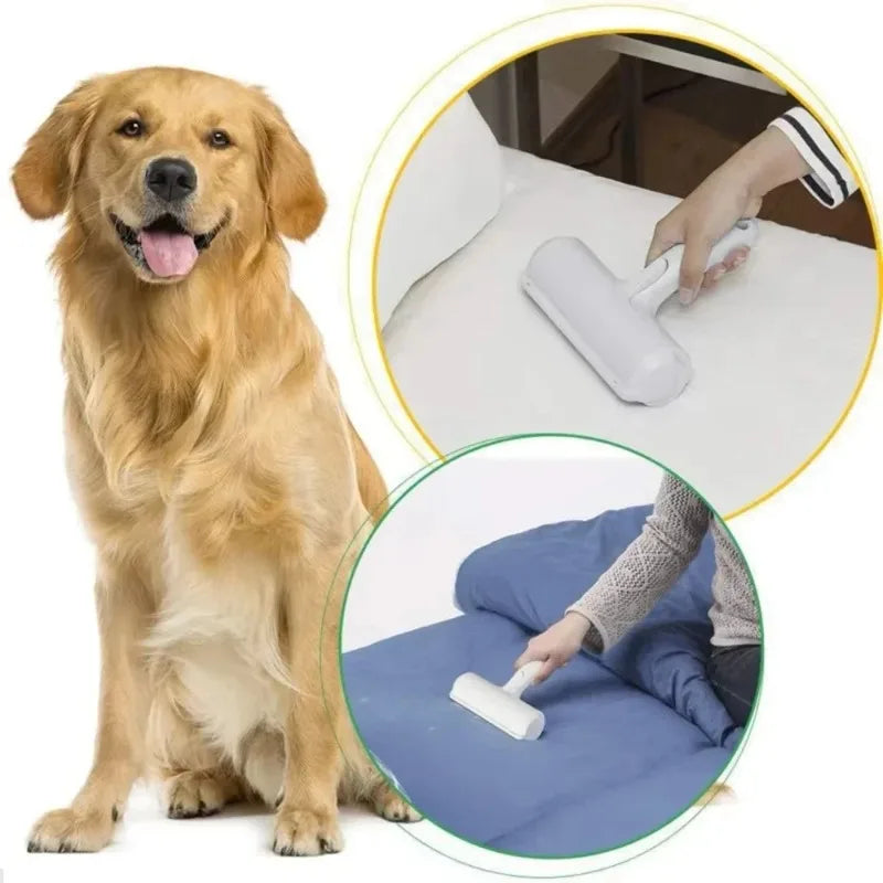 Two-Way Pet Hair Remover Roller Easy Floating Hair Removal One Scratch Clean Reusable Washable for Dog Cat Fur Furniture Couch