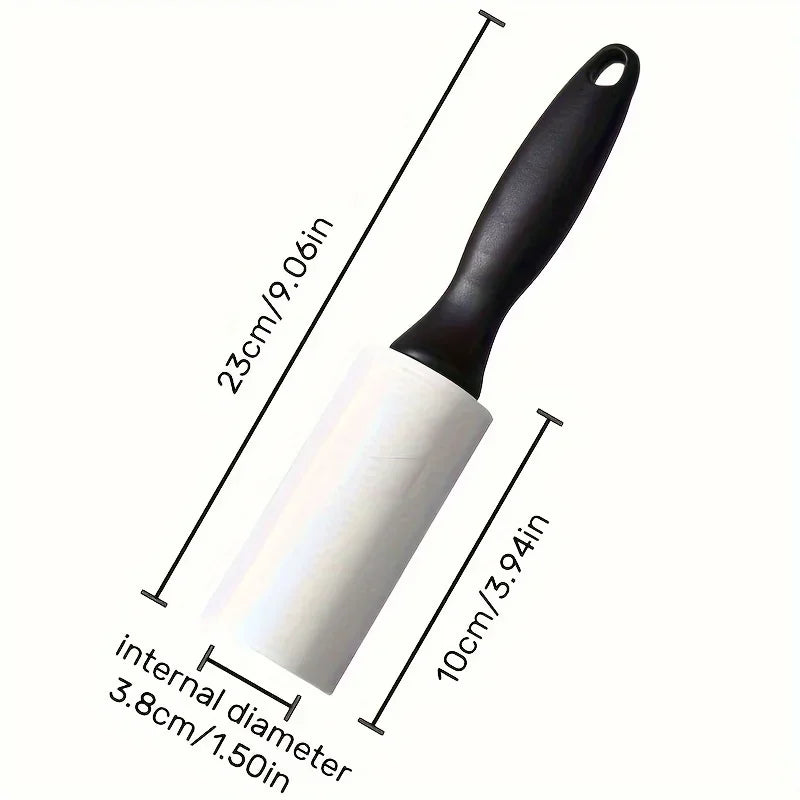 60 Sheets/Roll Extra-Sticky Lint Roller for Pet Hair Removal,Ideal for Dog & Cat Owners,Perfect for Clothes & Furniture Cleaning
