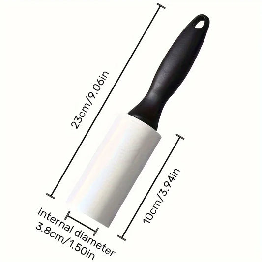 60 Sheets/Roll Extra-Sticky Lint Roller for Pet Hair Removal,Ideal for Dog & Cat Owners,Perfect for Clothes & Furniture Cleaning