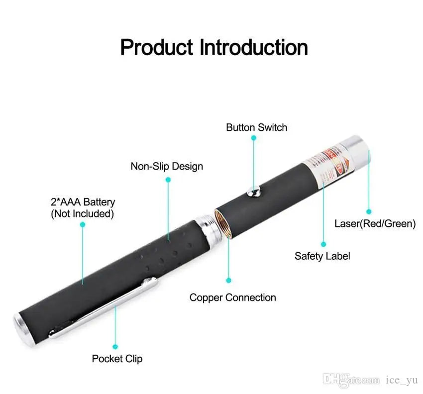 2-in-1 Mini LED  Laser Pointer Pet Training Flashlight Scratching Toys for Pets and Cats birthday Gifts