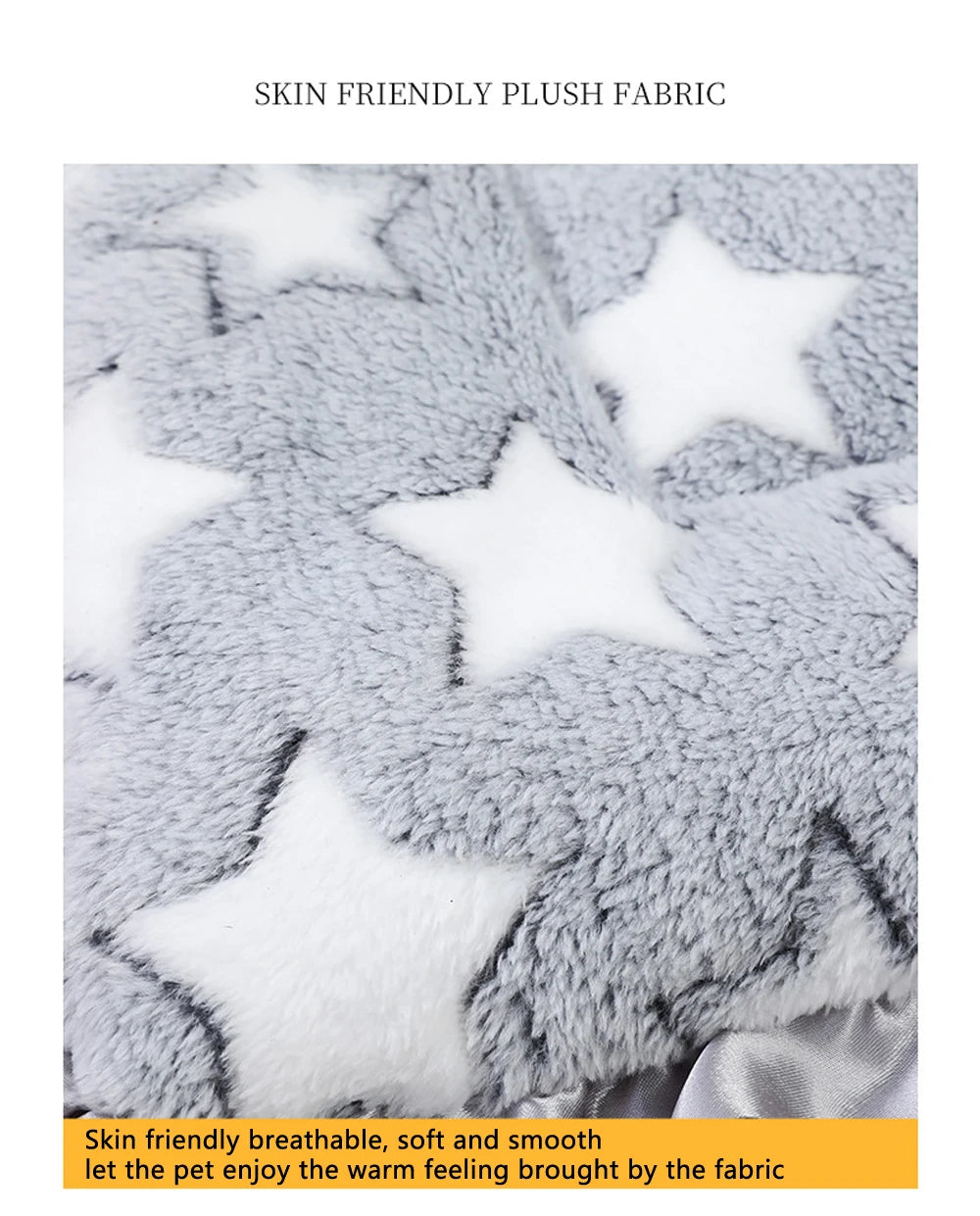 Cute Small Dog Mat Double-sided Use Winter Warm Medium Cat Sofa Blanket Skin-friendly Puppy Bed Cushion Pet Bed Accessories