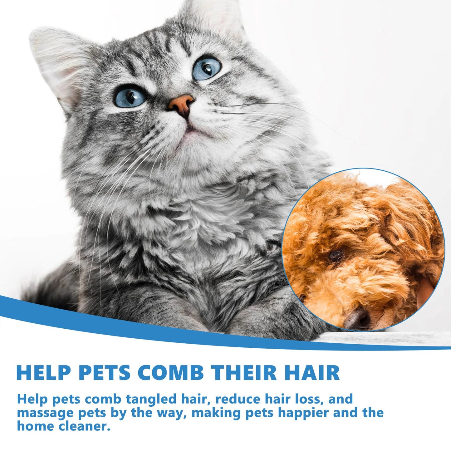 20ml Pet Hair Cleaning Leave-in Serum Gentle Deodorizing Easy to Use Serum for Cats Dogs Pet Grooming Serum