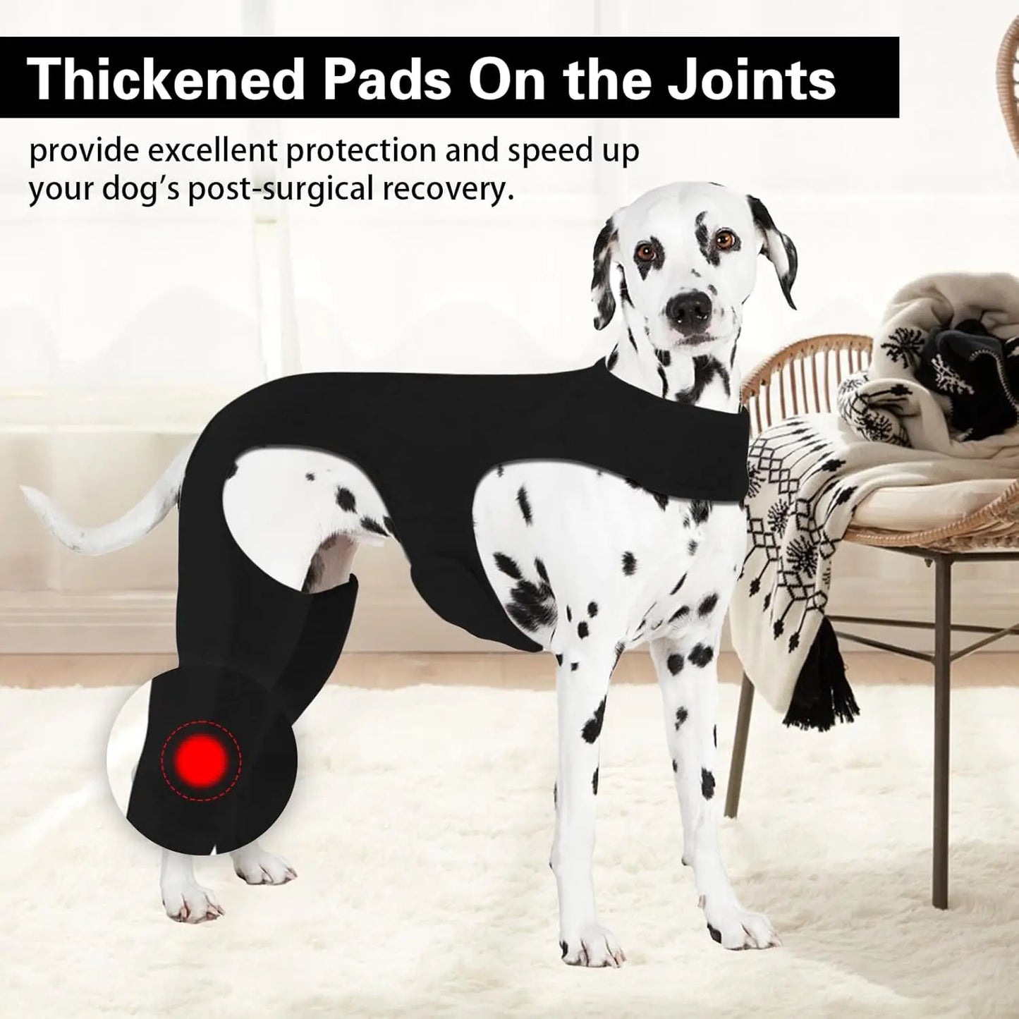 Dog leg rehabilitation suit, pet cover to prevent licking wound elbow protection, dog rehabilitation instead of sprain nursing