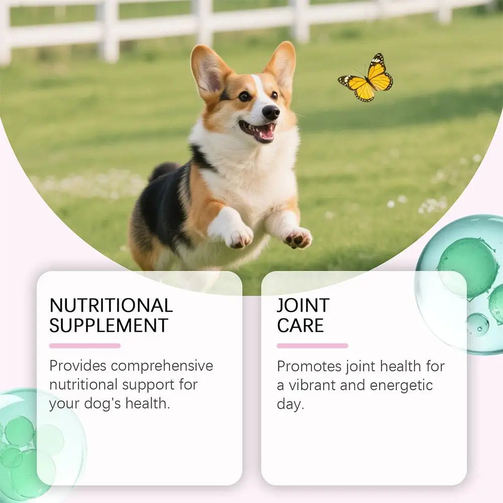 1/3/5-Piece Dog Collagen Drops Gentle Formula for Coat & Skin Care Main Dietary Supplement Dog Cleaning Supplies