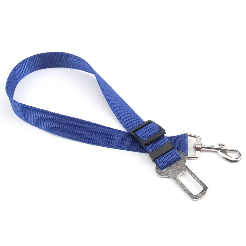 Adjustable Pet Dog Cat Car Seat Belt for Dogs Harness Leash Travel Clip French Bulldog Dog Collar Connector Accessories Supplies